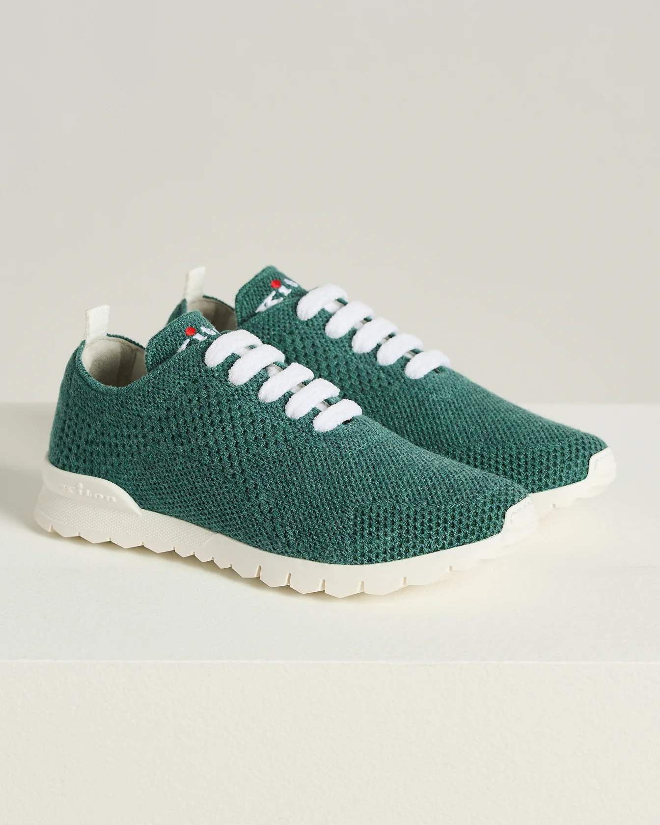 CASHMERE "FIT" SNEAKERS GREEN - Image 2
