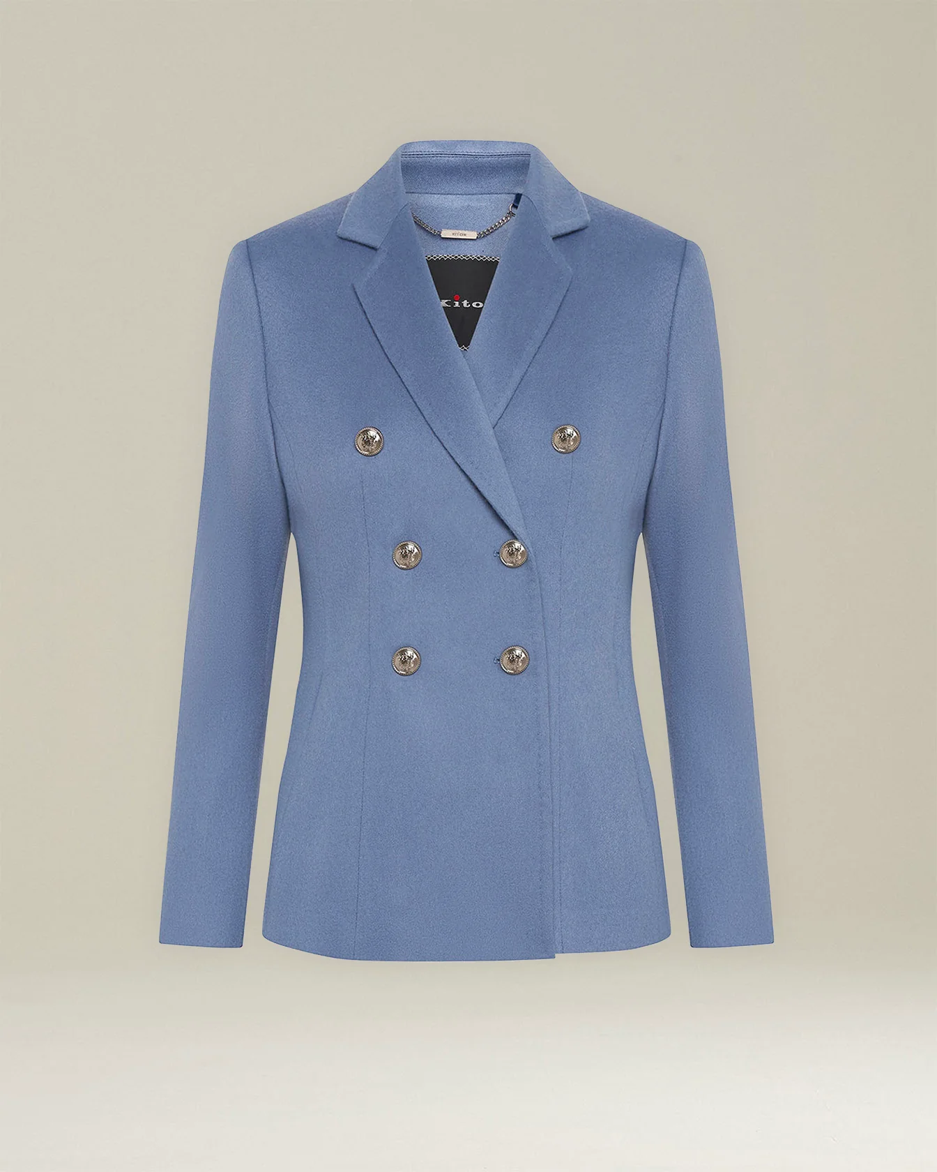 DOUBLE-BREASTED CASHMERE BLAZER