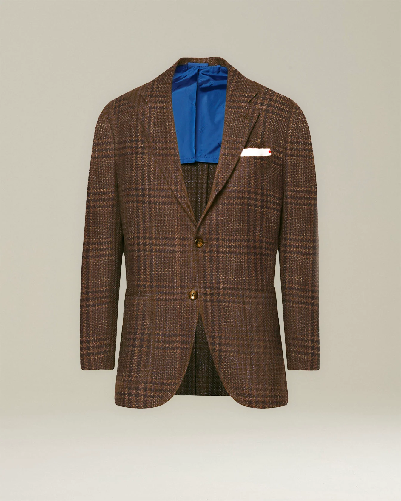 CHECKED CASHMERE BLEND JACKET