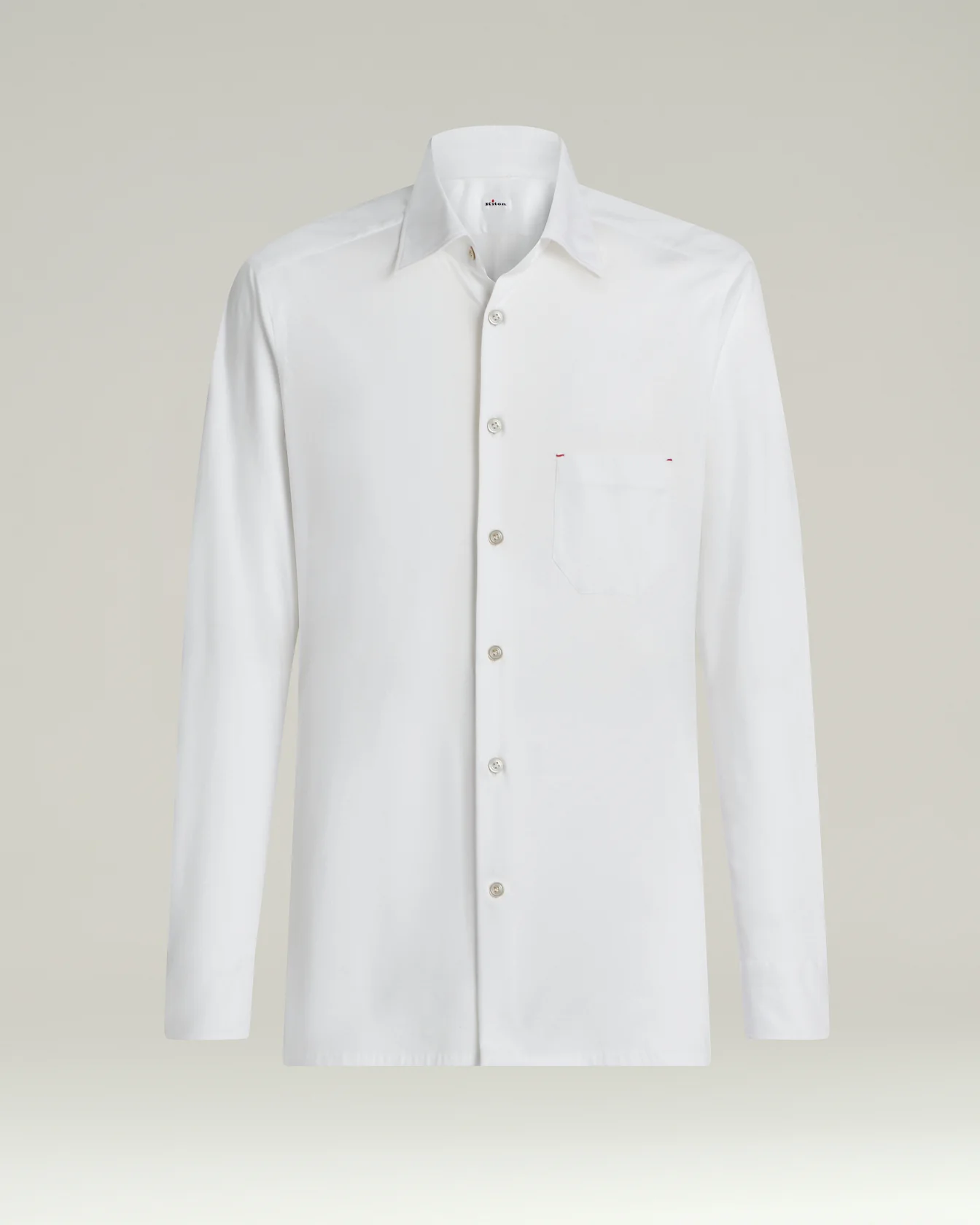 COTTON JERSEY SHIRT IN WHITE