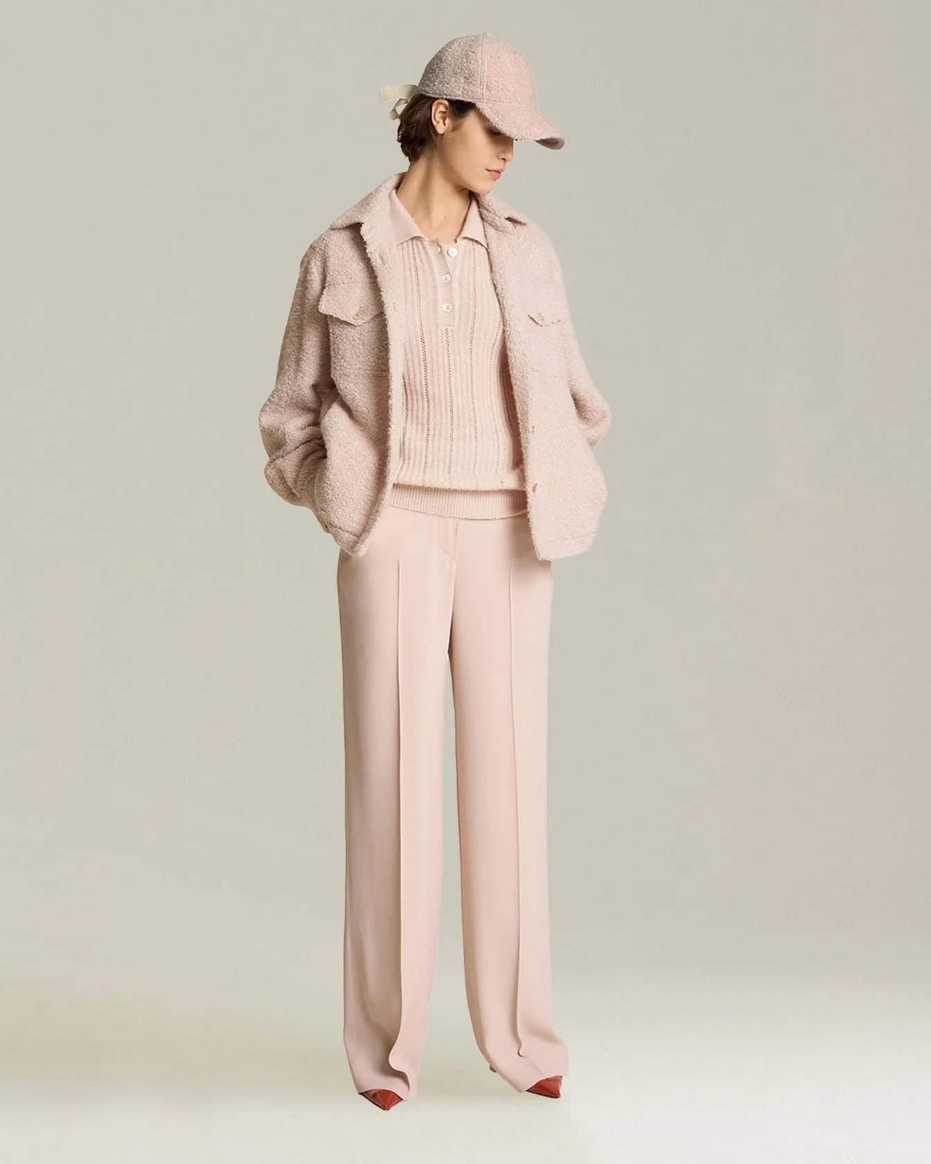 CASHMERE AND SILK PERFORATED JUMPER - Image 5