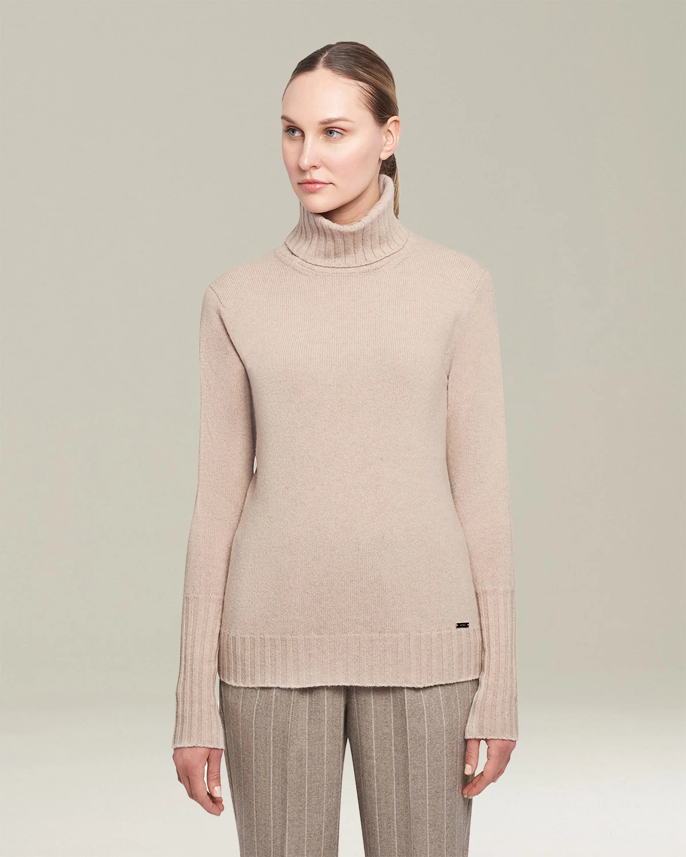 SWEATER HIGH NECK CASHMERE - Image 2