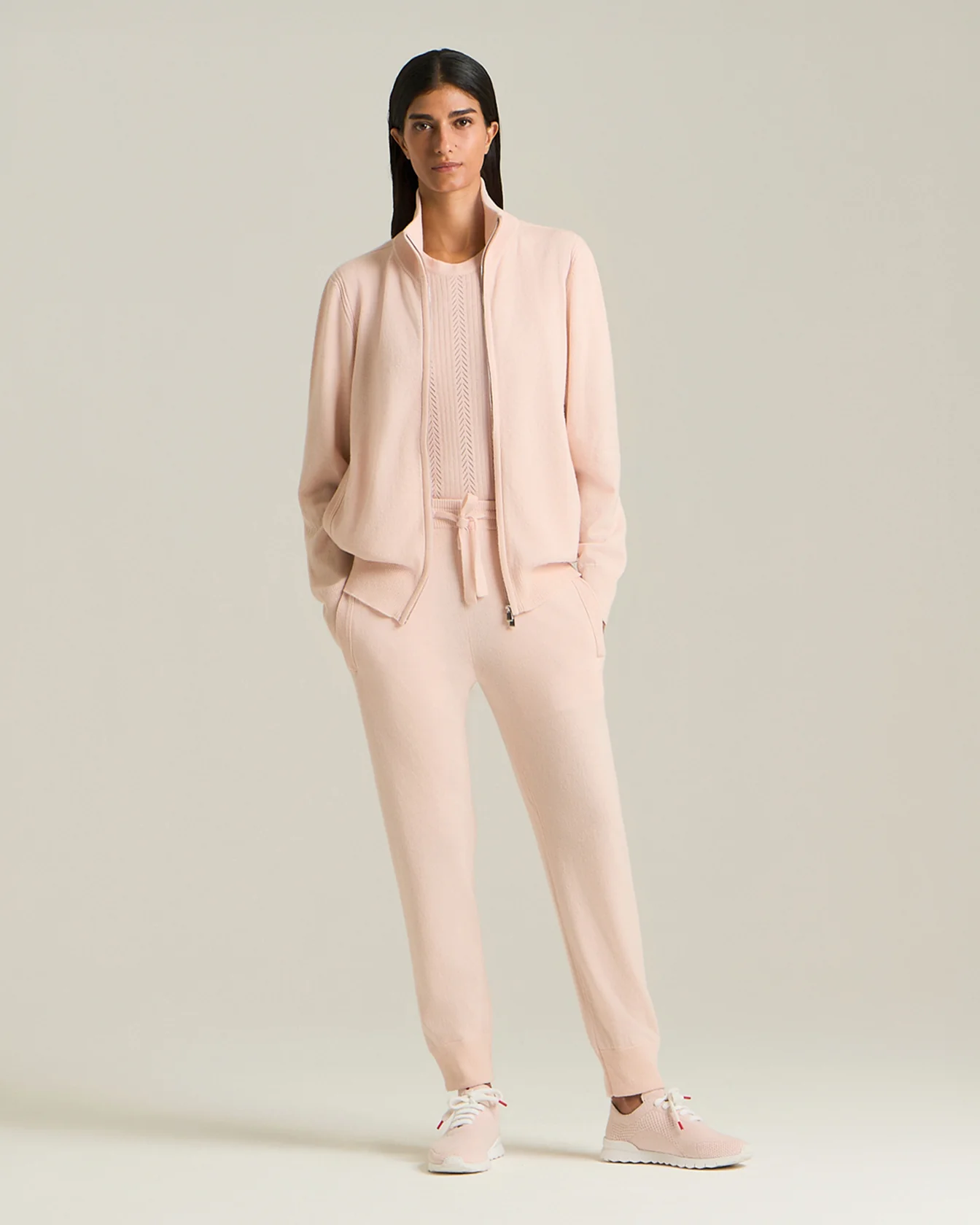 CASHMERE AND SILK OPENWORK SWEATER - Image 5