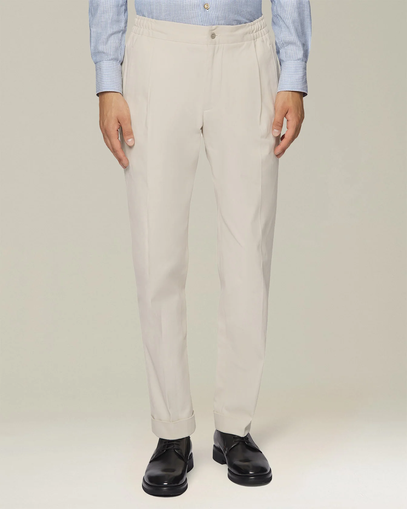 COTTON COMFORT TROUSERS - Image 2