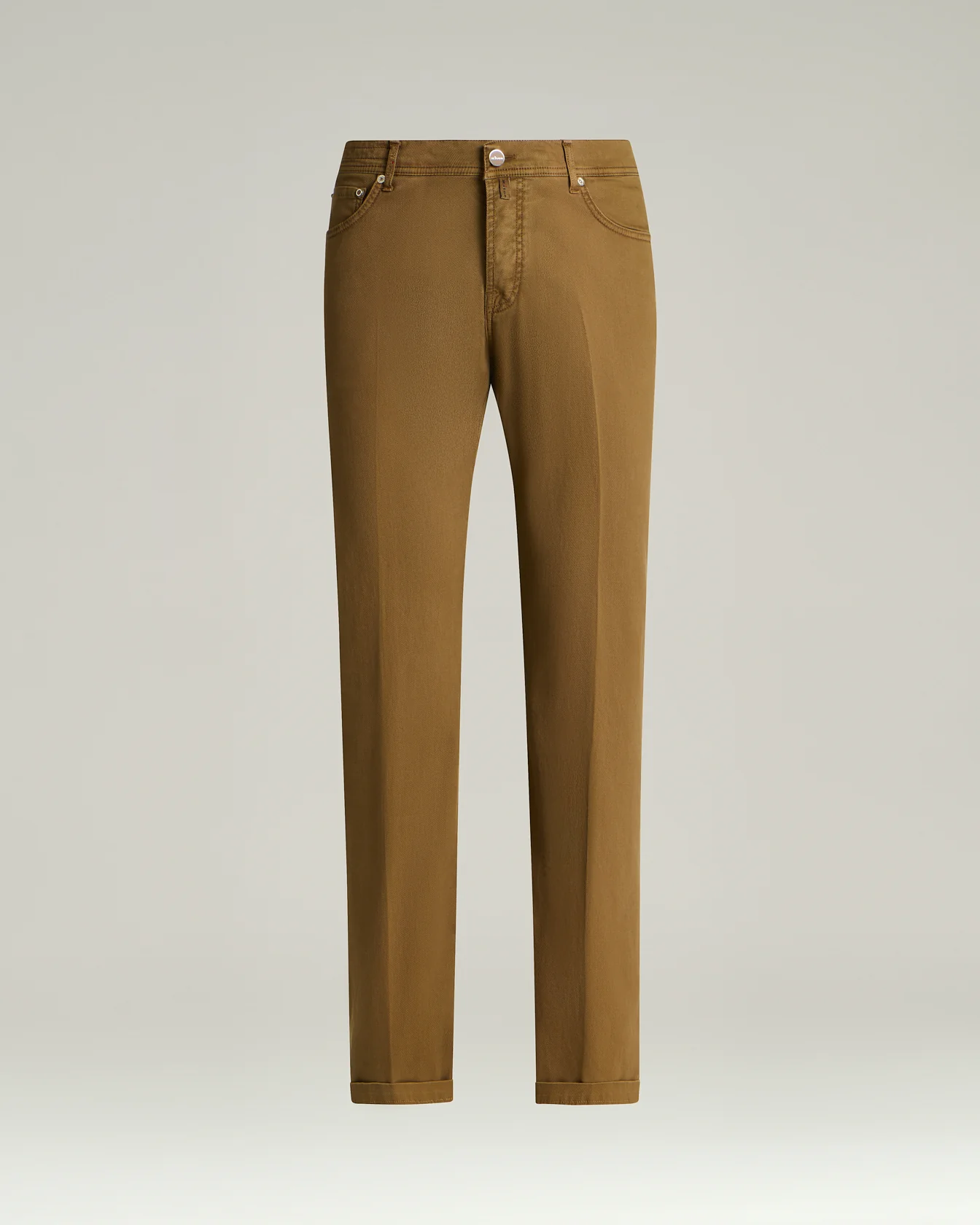 STRETCH COTTON FIVE-POCKET TROUSERS