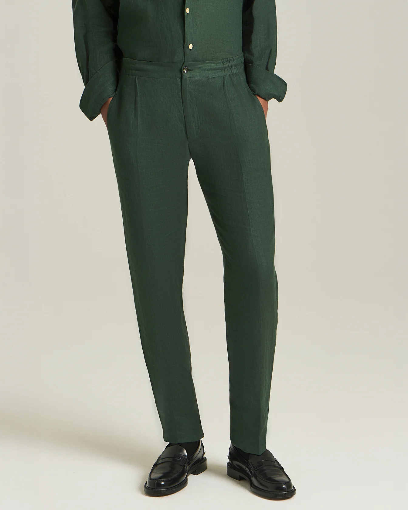 COMFORT LINEN TROUSERS - Image 2