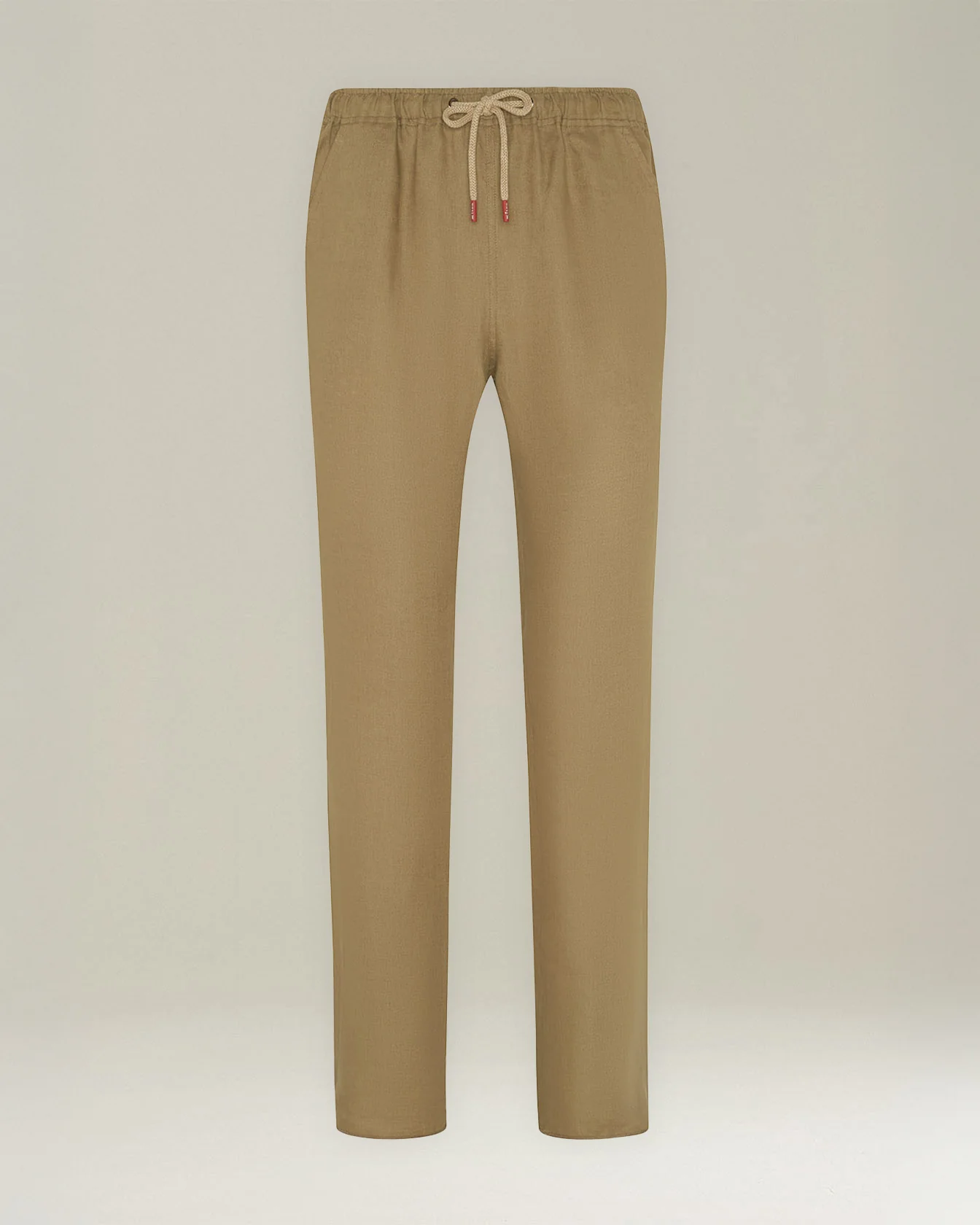 LINEN COMFORT-FIT PULL-ON TROUSERS